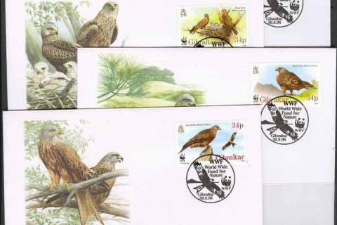 Gibraltar-1996 WWF Red Kite