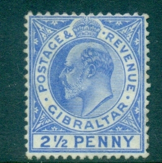 Gibraltar-1903-KEVII-Portrait-Wmk-Crown-CA-2-5d-MNG