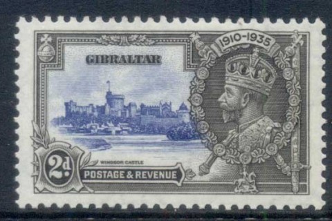 Gibraltar-1935-Silver-Jubilee-2d-MUH