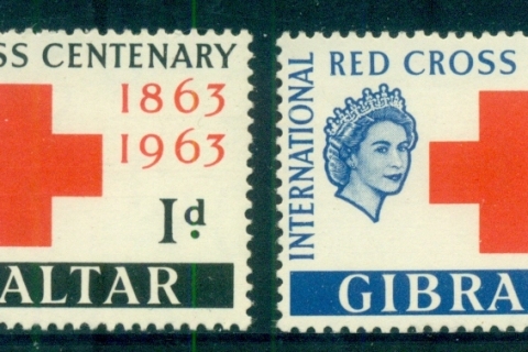 Gibraltar-1963-Red-Cross-Centenary-MUH