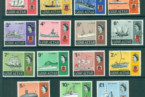 Gibraltar-1967-Ships-Defins-FU-MH-Lot20658