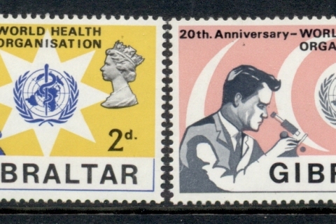 Gibraltar-1968-WHO-20th-Anniversary-MUH