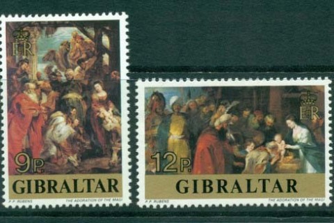 Gibraltar-1977-Xmas-MH-Lot20696