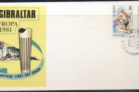 Gibraltar-1981-Europa-Folklore-FDC