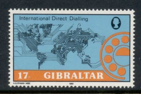 Gibraltar-1982-Direct-Telephone-Dialling-MUH