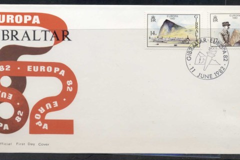 Gibraltar-1982-Europa-History-FDC