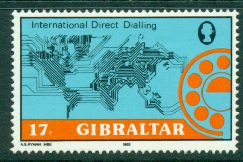 Gibraltar-1982-Telephones-MH-Lot20713