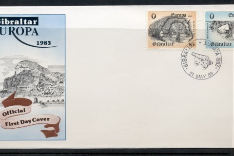 Gibraltar-1983-Europa-Human-Genius-FDC