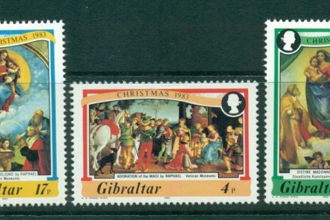 Gibraltar-1983-Xmas-MH-Lot20722