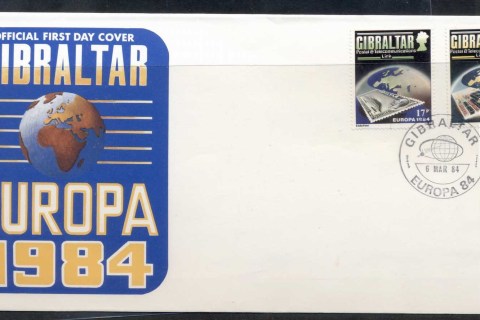 Gibraltar-1984-Europa-Bridge-FDC