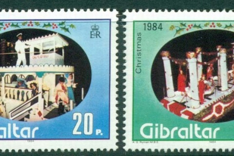 Gibraltar-1984-Xmas-MH-Lot20724