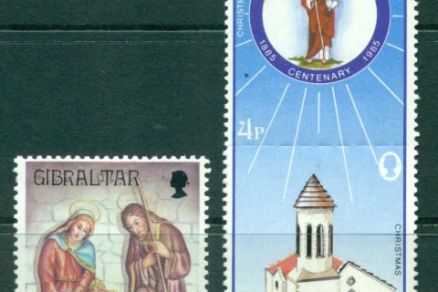 Gibraltar-1985-Xmas-MH-Lot20734