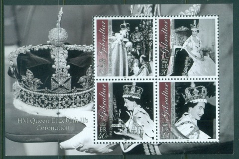 Gibraltar-2003-QEII-Coronation-50th-Anniversary-MS-MUH