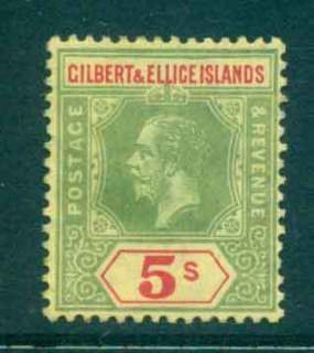 Gilbert-Ellice-Is-1912-24-5-green-red-yellow-KGV-MH-lot434674