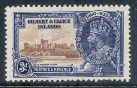 Gilbert-Ellice-Is-1935-Silver-Jubilee-3d-MLH