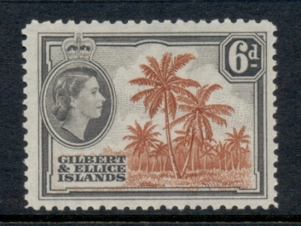 Gilbert-Ellice-Is-1956-QEII-Pictorial-6d-MUH