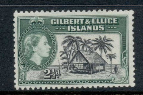 Gilbert-Ellice-Is-1956-QEII-Pictorial-2-5d-MLH