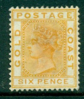 Gold-Coast-1884-91-6d-orange-SG17-MH-Lot27514