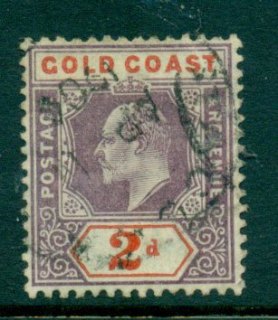 Gold-Coast-1902-2d-dull-mauve-orange-Red-SG-40-FU-Lot27527