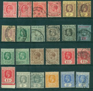 Gold-Coast-1913-25-KGV-Asst-MH-FU-24-Lot27532