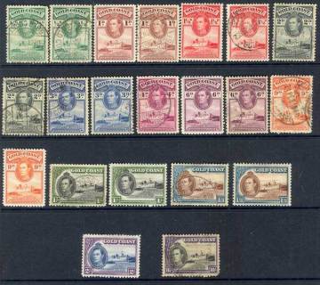 Gold-Coast-1938-41-KGVI-Asst-MH-FU-Lot11200