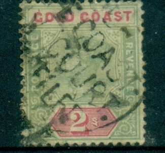 Gold-Coast-1898-1902-QV-Portrait-2sh-grey-green-carmine-rose-Fisc-U