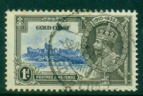 Gold-Coast-1935-KGV-Silver-Jubilee-1d-FU