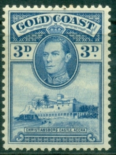 Gold-Coast-1938-41-KGVI-Pictorial-3d-Christiansborg-Castle-MLH