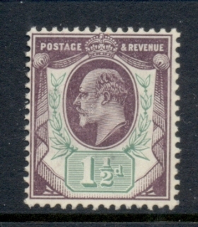 GB-1902-11-KEVII-1-5d-violet-green-MUH