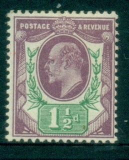 GB-1902-11-KEVII-Portrait-1-5d-violet-green-MLH