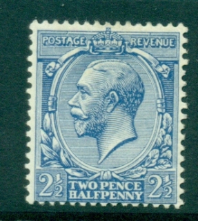 GB-1912-13-2½d-ultramarine-MLH-lot32659