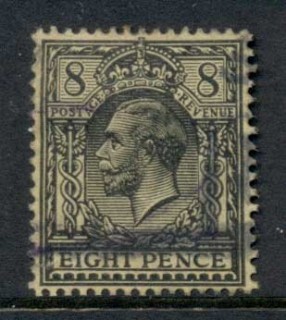 GB-1912-13-KGV-Portrait-8d-black-on-yellow-FU