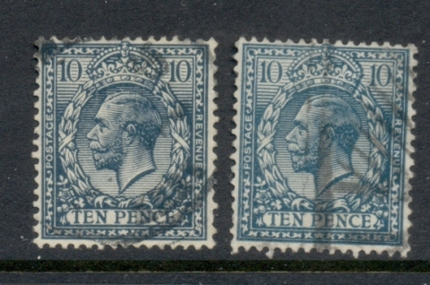 GB-1924-26-KGV-10d-wmk-Block-cypher-2xshades-FU