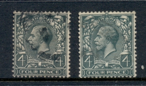 GB-1924-26-KGV-4d-wmk-Block-cypher-2xshades-FU