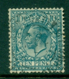 GB-1924-KGV-Portrait-Wmk-Crown-Block-GVR-Multiple-10d-FU