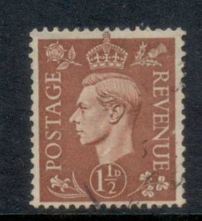 GB-1941-42-KGVI-Portrait-1-5d-light-red-brown-FU