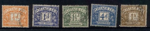 GB-1951-52-Postage-Dues-MLH-FU