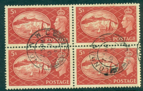 GB-1951-High-Values-5-Block-4-FU-lot32715