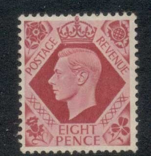 GB-1937-39-KGVI-Portrait-8d-bright-blue-MLH