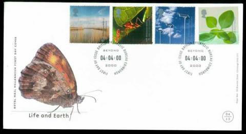 GB-2000-Life-Earth-FDC-lot21590