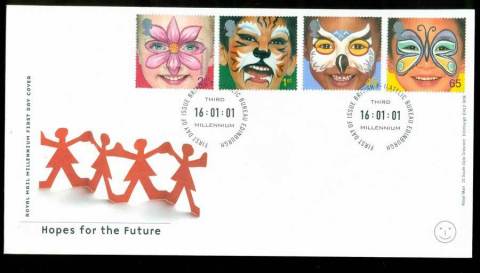 GB-2001-Millenium-FDC-lot21572