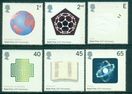 GB-2001-Nobel-Prizes-MUH-lot33140