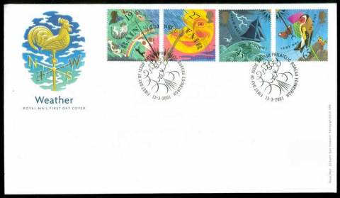 GB-2001-The-Weather-FDC-lot21570