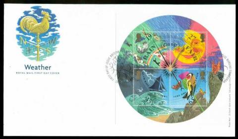 GB-2001-The-Weather-MS-FDC-lot21564