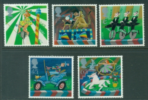 GB-2002-EUROPA-Stamps-The-Circus-MUH