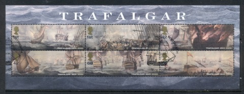 GB-2005-Battle-of-Trafalgar-Bicentenary-MS-FU