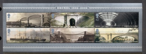 GB-2006-isambard-Kingdom-Brunel-Birth-centenary-MS-FU