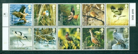 GB-2007-Action-for-Species-Birds-Blk-MUH-lot33231