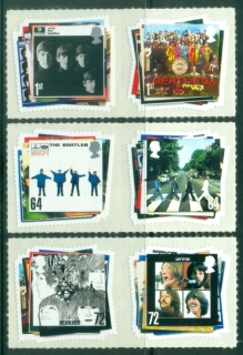 GB-2007-The-50th-Anniversary-of-The-Beatles-Self-Adhesive-Stamps-MUH