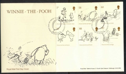 GB-2010-Europa-Childrens-Books-Winnie-the-Pooh-FDC